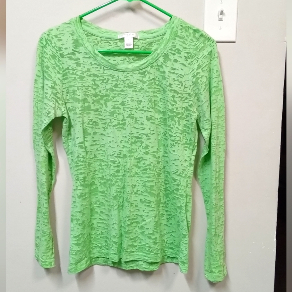 Love Love Lo Long Sleeve See Through Shirt